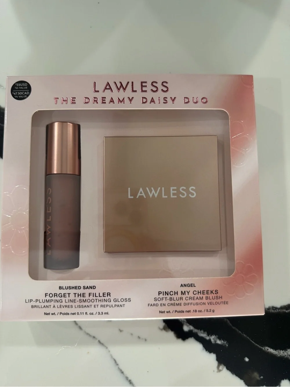 LAWLESS Dreamy Daisy Duo Blush & Lip Plumping Gloss